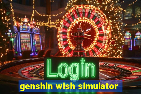 genshin wish simulator