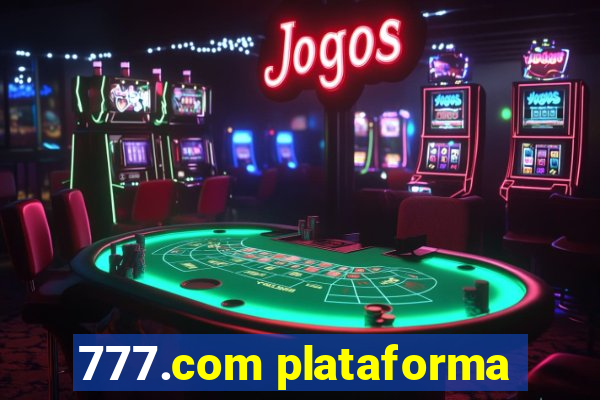 777.com plataforma