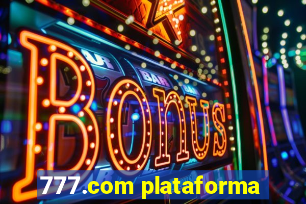 777.com plataforma