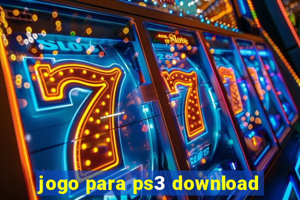 jogo para ps3 download