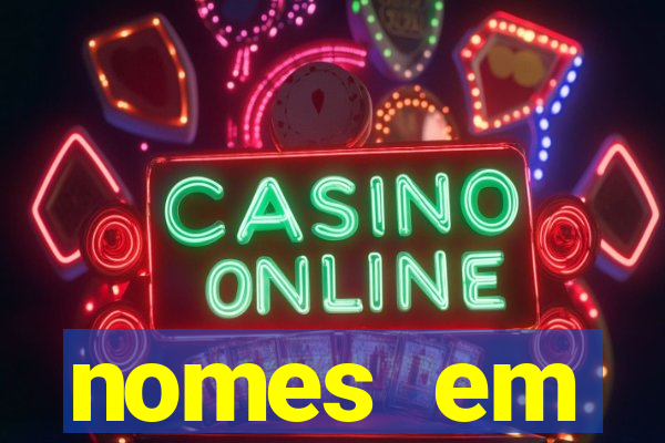 nomes em tupi-guarani masculinos