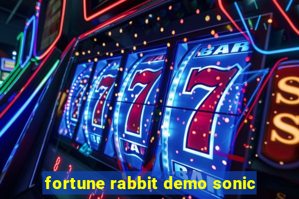 fortune rabbit demo sonic