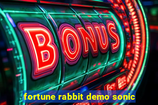 fortune rabbit demo sonic