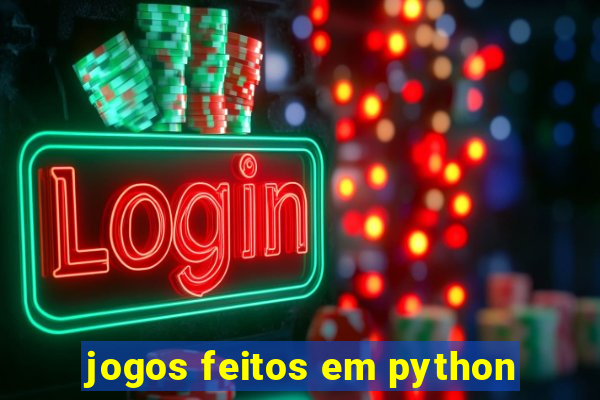 jogos feitos em python