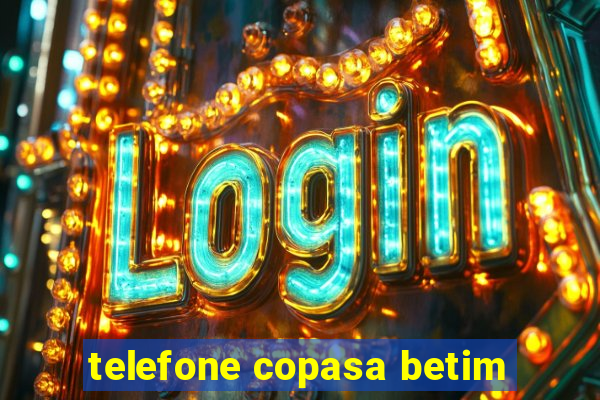 telefone copasa betim