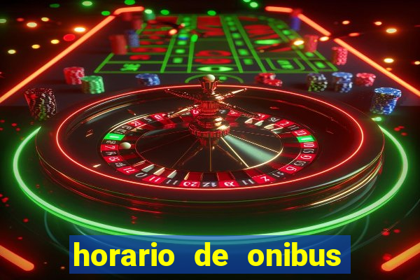 horario de onibus santos dumont x juiz de fora