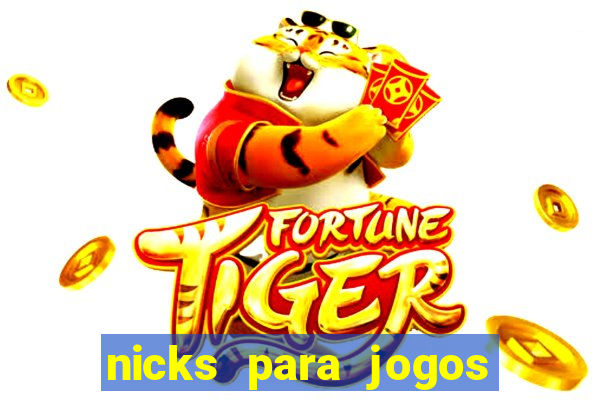 nicks para jogos de tiro
