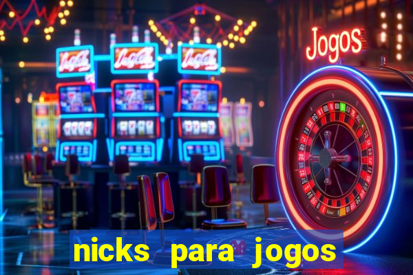 nicks para jogos de tiro