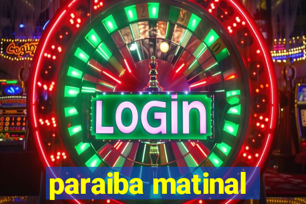 paraiba matinal
