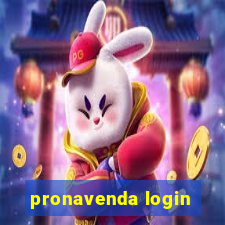pronavenda login