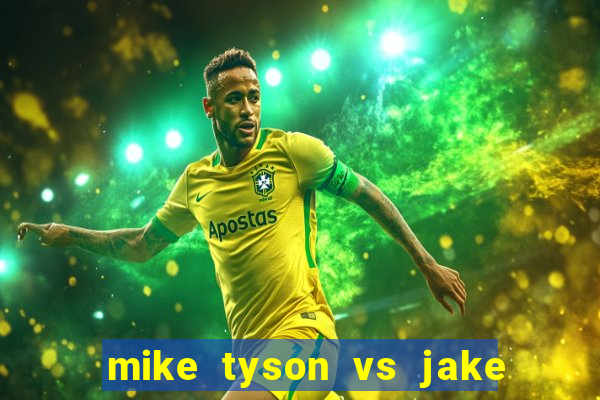 mike tyson vs jake paul assistir online