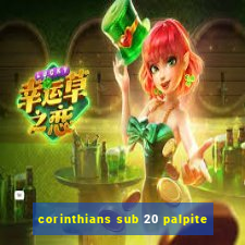 corinthians sub 20 palpite