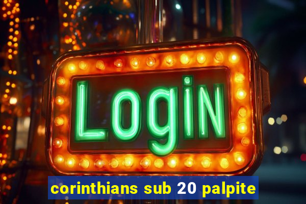 corinthians sub 20 palpite