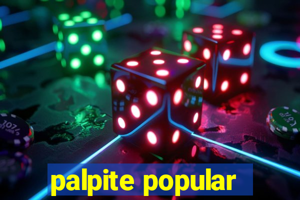 palpite popular