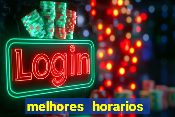 melhores horarios pagantes fortune tiger