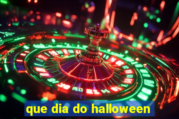 que dia do halloween
