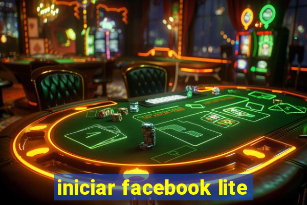 iniciar facebook lite