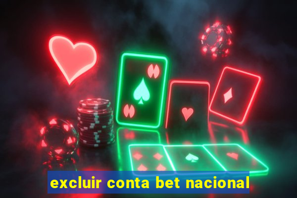 excluir conta bet nacional