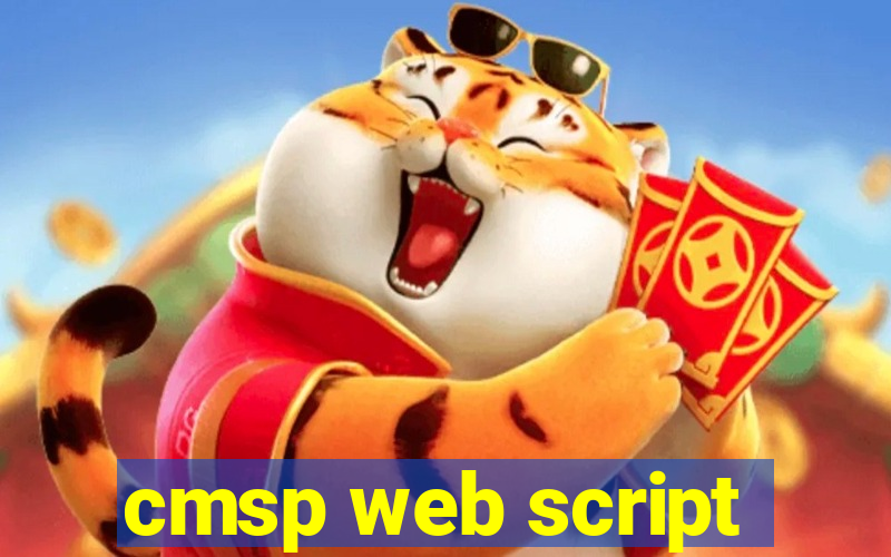 cmsp web script
