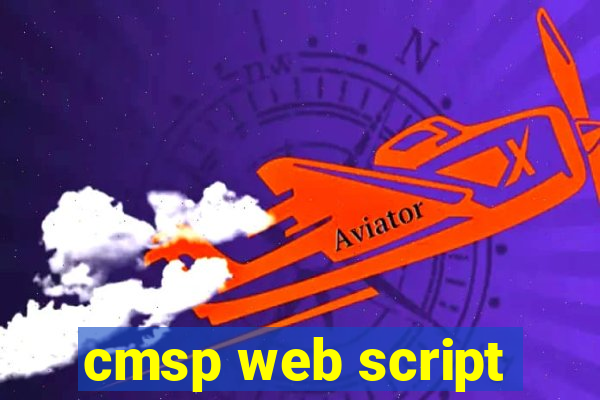 cmsp web script