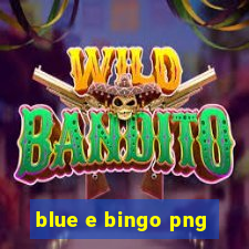 blue e bingo png