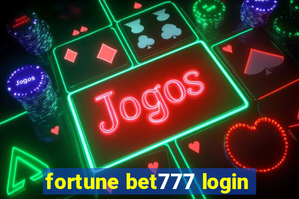 fortune bet777 login