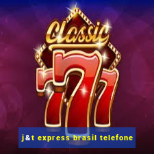 j&t express brasil telefone
