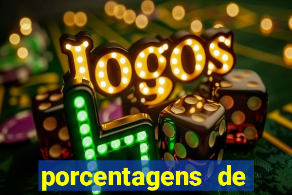 porcentagens de jogos pagantes