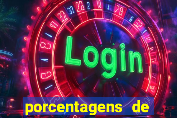 porcentagens de jogos pagantes