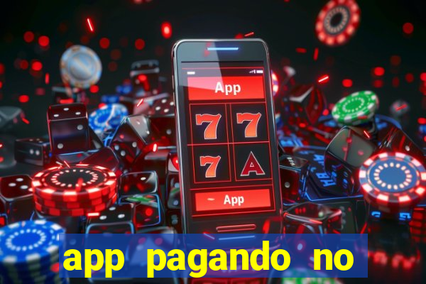 app pagando no cadastro via pix