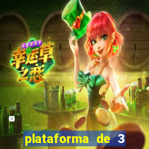 plataforma de 3 reais jogo
