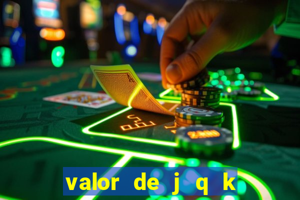 valor de j q k en blackjack