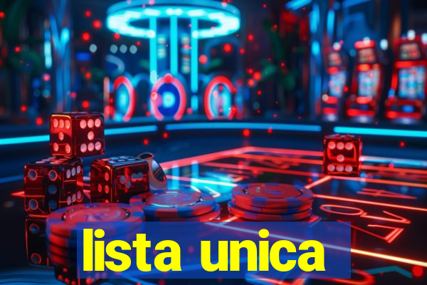 lista unica