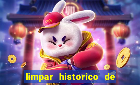 limpar historico de apostas bet365