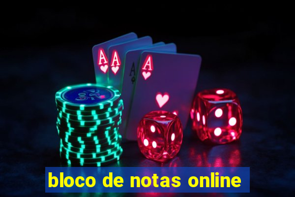 bloco de notas online