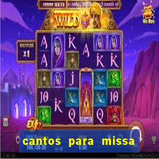 cantos para missa de santa terezinha