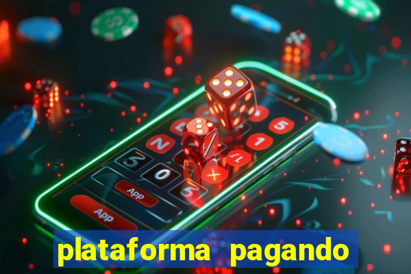 plataforma pagando no cadastro