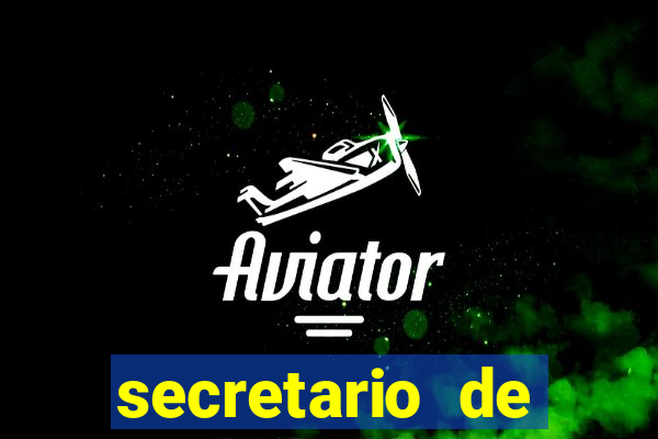 secretario de esporte salario
