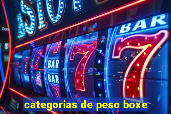 categorias de peso boxe