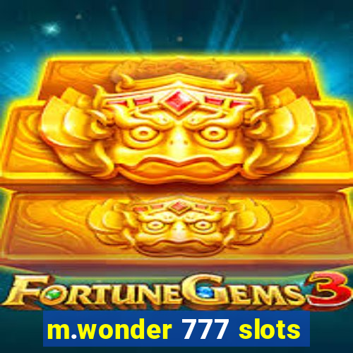 m.wonder 777 slots