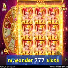 m.wonder 777 slots
