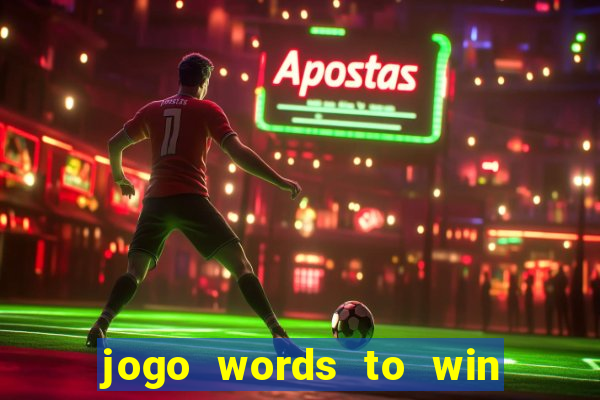 jogo words to win paga mesmo