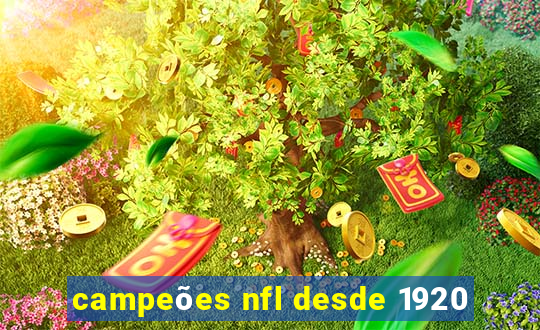 campeões nfl desde 1920