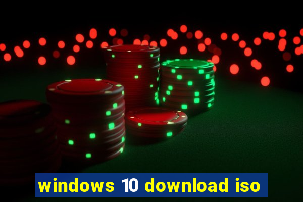 windows 10 download iso