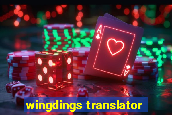 wingdings translator