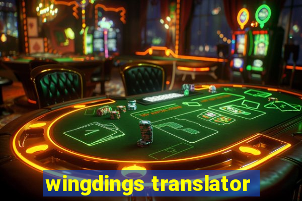 wingdings translator