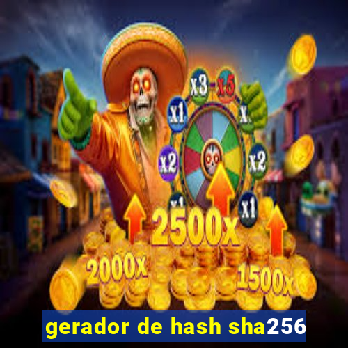 gerador de hash sha256