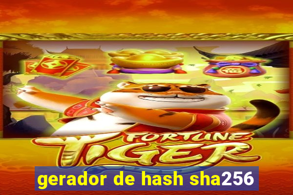 gerador de hash sha256