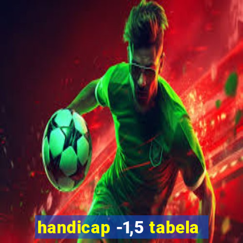 handicap -1,5 tabela