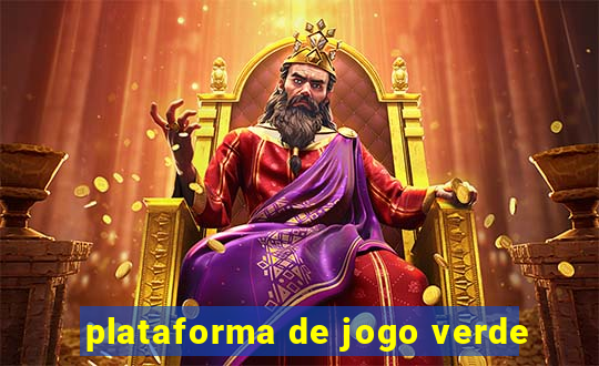 plataforma de jogo verde